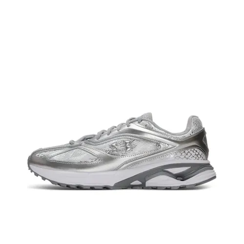 Under Armour Apparition Anti Slip Wear Resistant Low Top Casual Shoes Unisex Silver