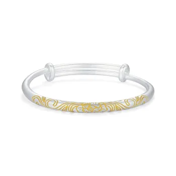 Asia Star 999 Fine Silver Bangles Women's