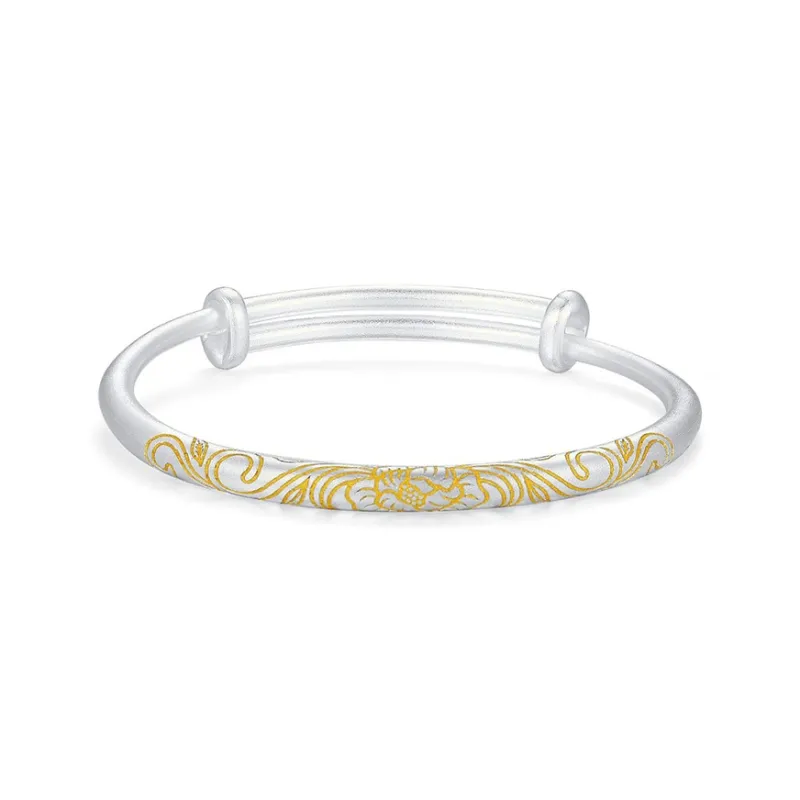 Asia Star 999 Fine Silver Bangles Women's-0