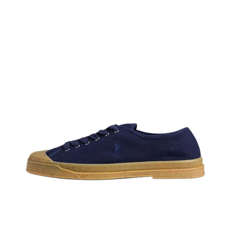 Polo Ralph Lauren Essence 100 Low-Top Canvas Shoes Women's Navy Blue-0