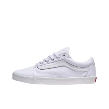 Vans Old Skool Lowpro Anti Slip Wear Resistant Low Top Skateboard Shoes Unisex White