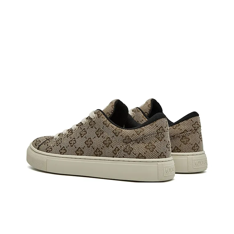 Oak Elephant Coverage Low Top Skateboard Shoes Men's Apricot-2