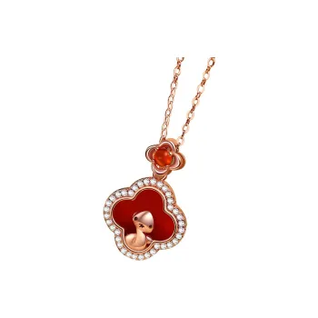 TIMEBOTTLE Agate Necklaces Women's