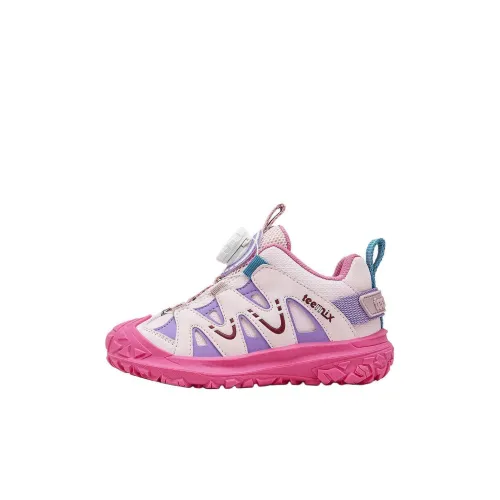Teenmix Anti Slip Wear Resistant Low Top Kids Lifestyle Shoes White Pink Kids'