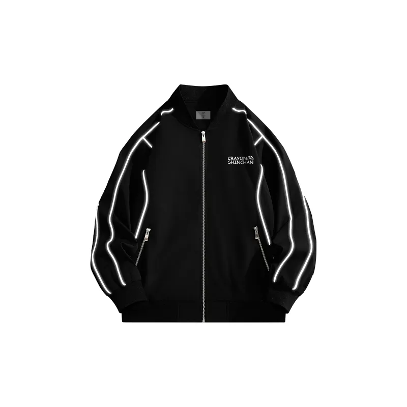 Crayon Shinchan Jackets Coats Unisex Black-2