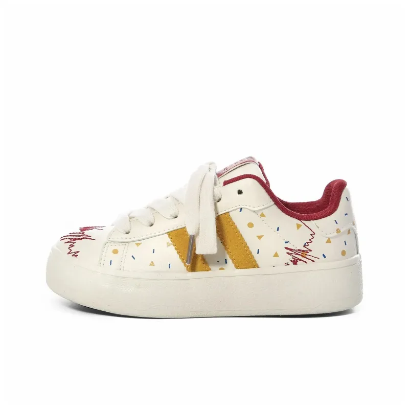 Anime Story Slip Resistant, Abrasion Resistant, Lightweight, Breathable Low Top Skateboard Shoes Women's-1