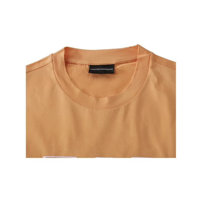EMPORIO ARMANI T Shirts Men Orange-7
