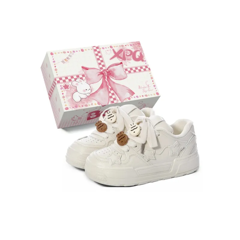 XPQ Coverage Anti Slip And Wear Resistant Low Top Skateboard Shoes Women's-24