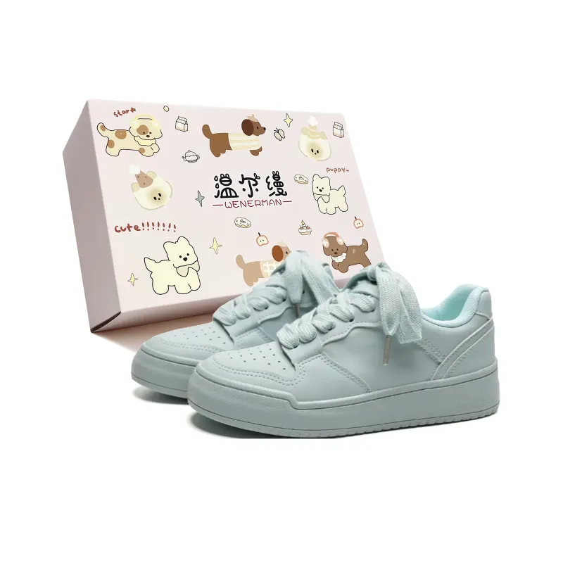 WENERMAN Dopamine Dressing Individual Trendy Low Top Skateboard Shoes Women's Box Included-20