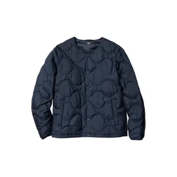 UNIQLO Down Jacket Men's Marine Blue