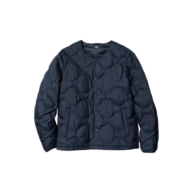 UNIQLO Down Jacket Men's Marine Blue-0