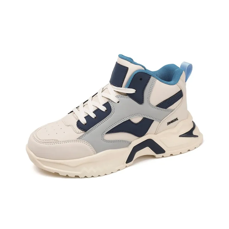 King Jinmai Slip Resistant High Top Casual Shoes Men's-1