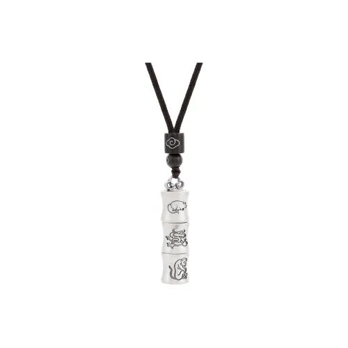 LOUIS VUITTON SiLOUIS VUITTONer Lockit Beads Bracelet Black Titanium And Black Polyester Cord