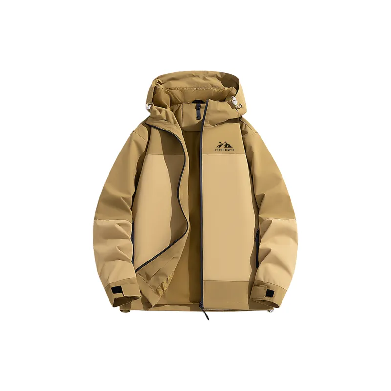 Feiyue Water-Resistant Windproof Warm Water-Repellent Windbreaker Jacket Unisex-7