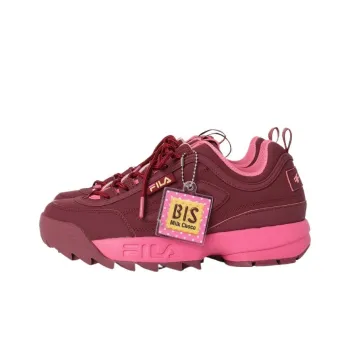 FILA Disruptor Slip-Resistant Low-Top Casual Shoes Unisex Purple