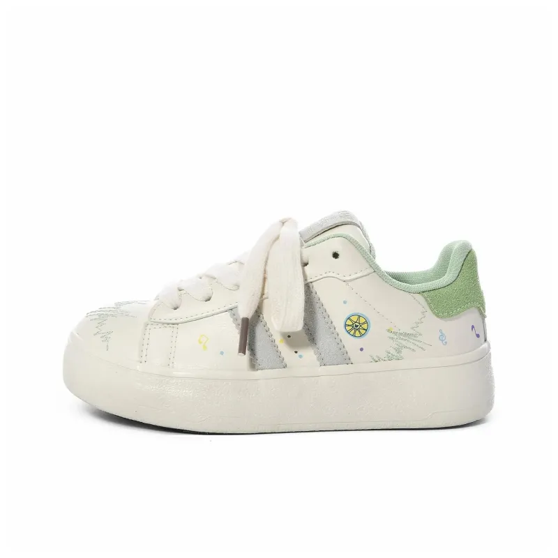 Anime Story Slip Resistant, Abrasion Resistant, Lightweight, Breathable Low Top Skateboard Shoes Women's-20