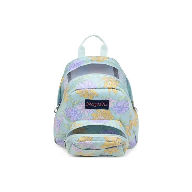 JanSport Recycled Polyester Backpack Mini Women's Light Blue Multicolor-3