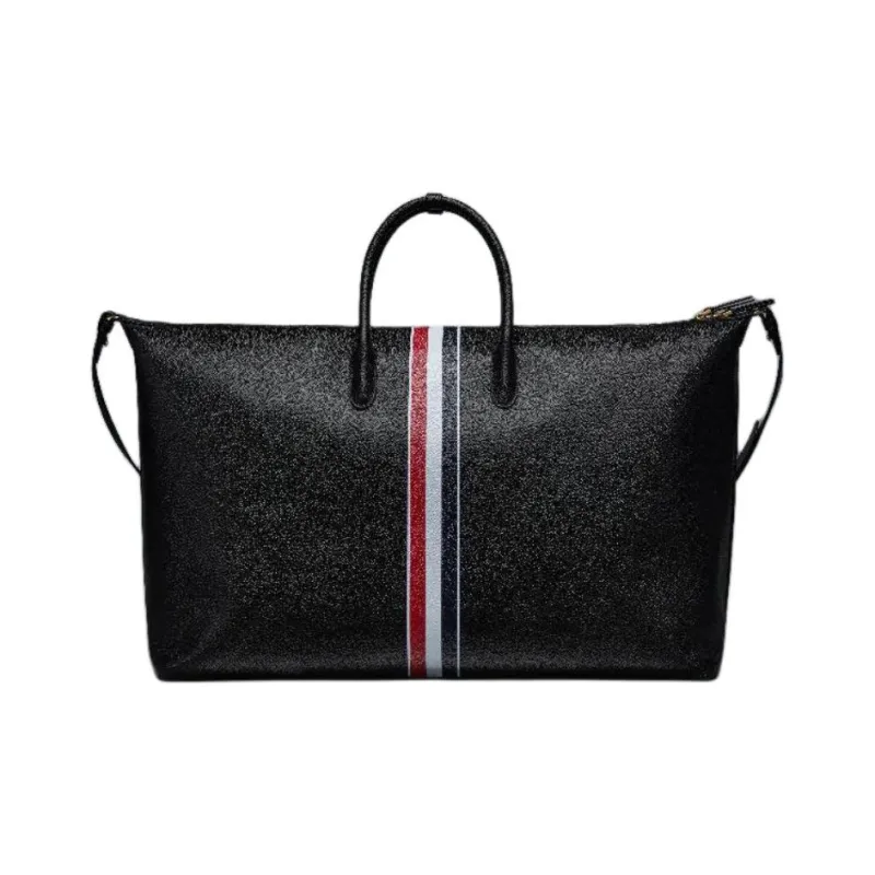 THOM BROWNE· Leather Travel Bag Men's Black-0