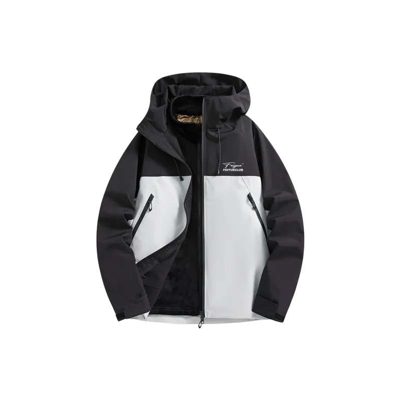Feiyue Water-Resistant Windproof Warm Water-Repellent Windbreaker Jacket Unisex-2