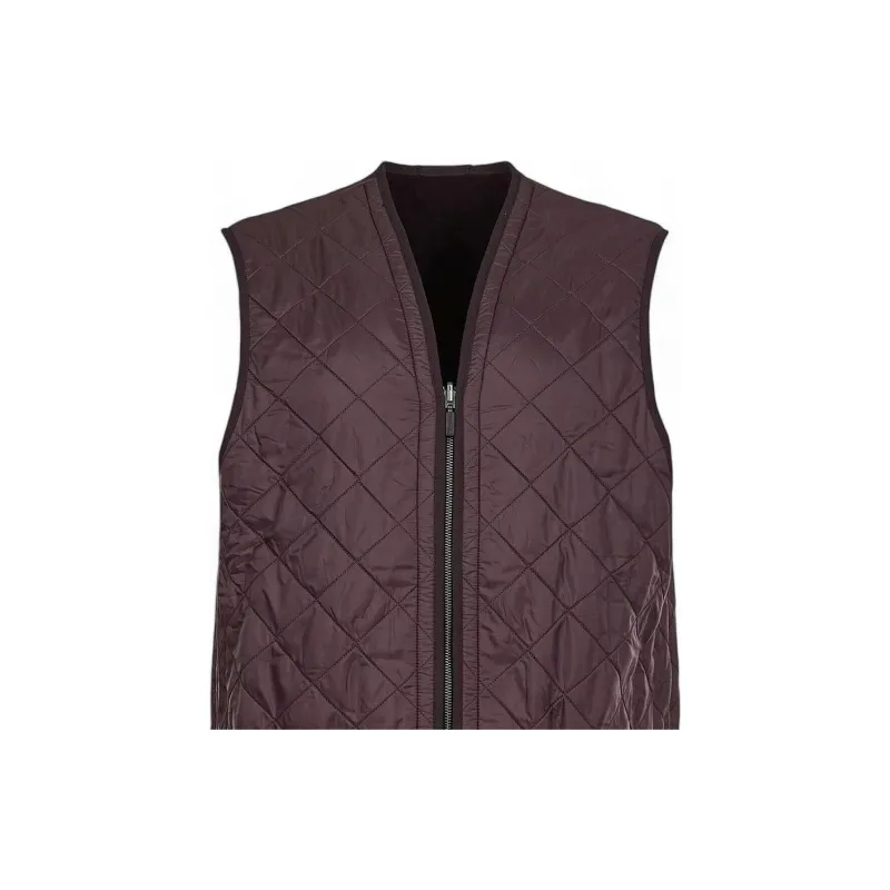 BARBOUR Reversible Quilted Zipped Vest-4