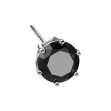 Black Sparkling Galaxy Stud Earrings[Single]