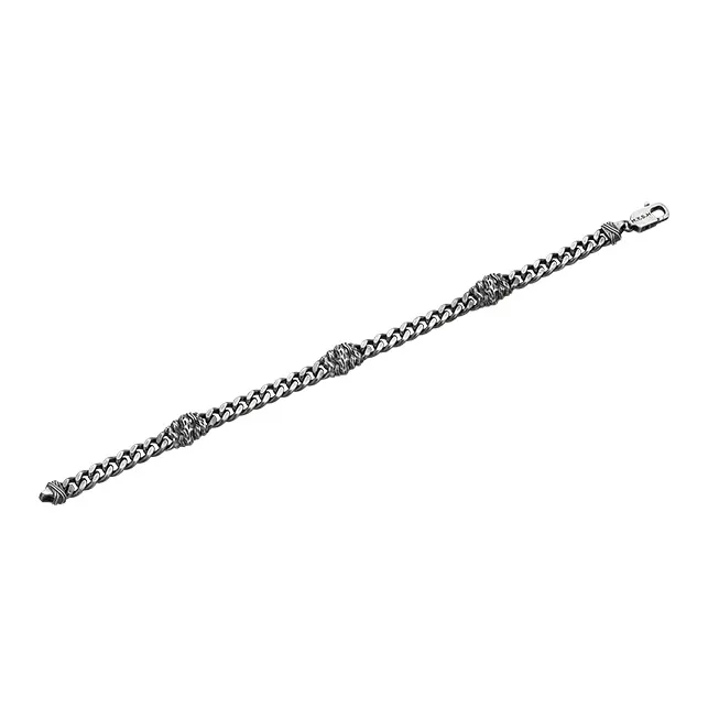 MYSH 925 Sterling Silver Bracelets Men's-3