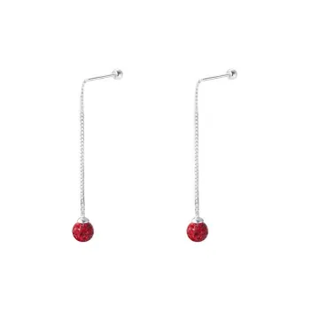 U state 999 Fine Silver Drop Earrings Women's
