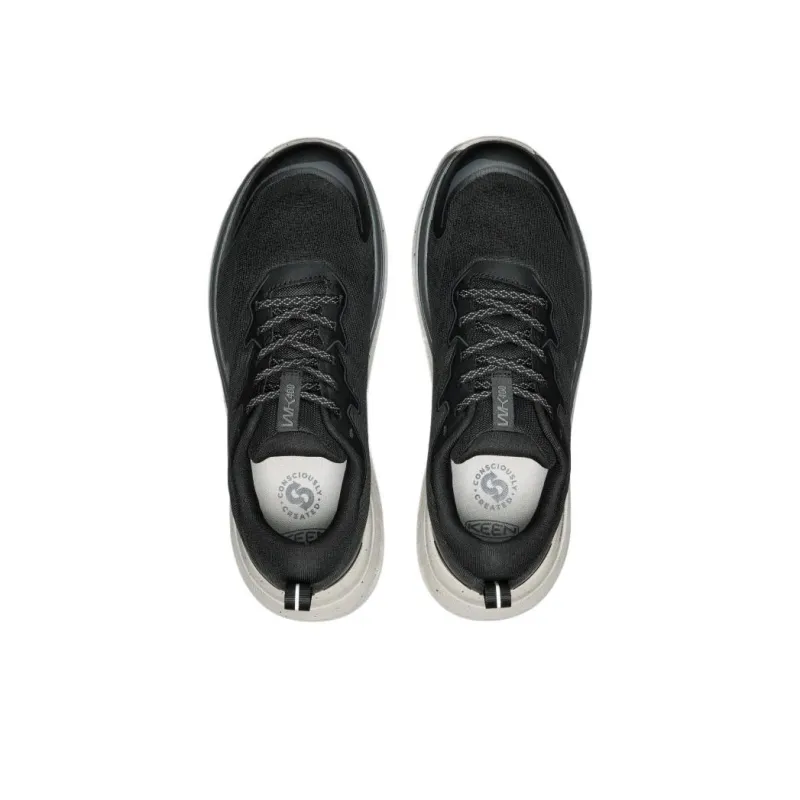 KEEN WK400 Cushioning Low Top Casual Shoes Men's Black-2