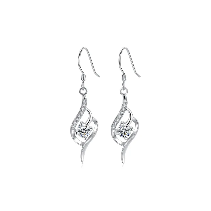 ZUOHUO S999 Fine Silver Earrings Women's-4