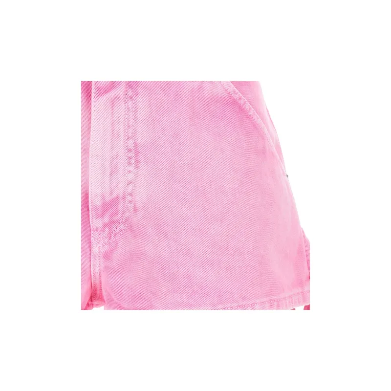 PINKO Logo Patch Denim Shorts-2