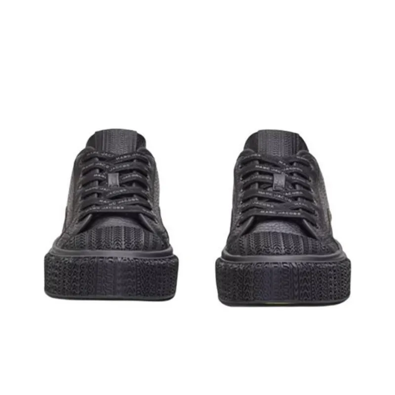 MARC JACOBS Low Top Skateboard Shoes Women's Black-1