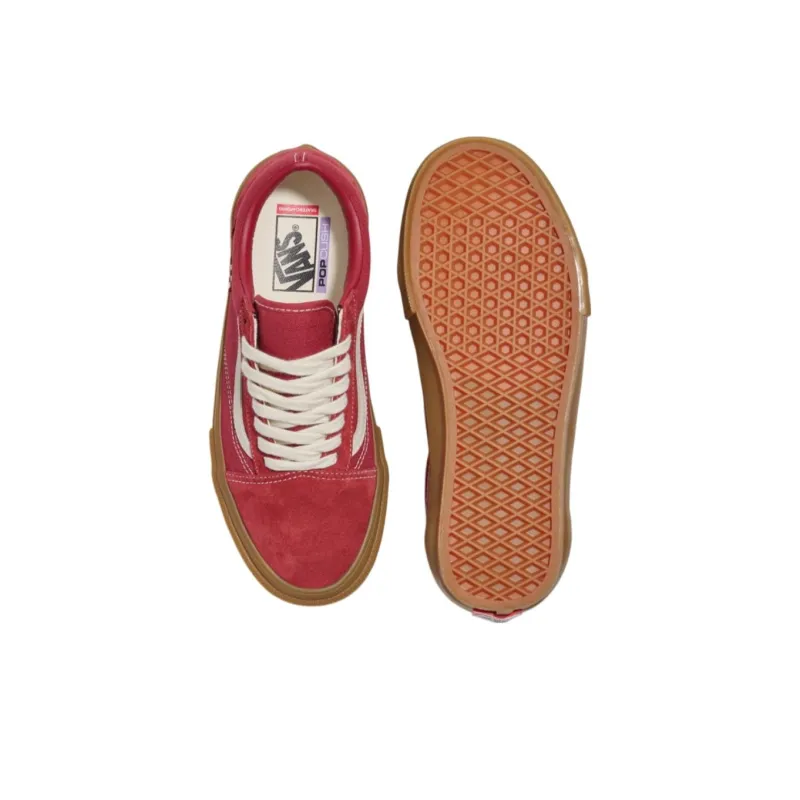 Old Skool Skate Vans 'Red Gum'-1