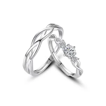 Chongqing Gold Store S925 Silver Rings Unisex