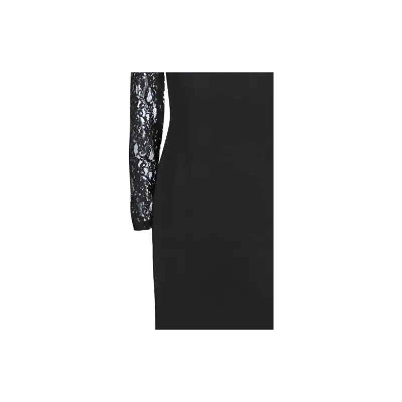 Polo Ralph Lauren Long Sleeved Dress Women's Black-4