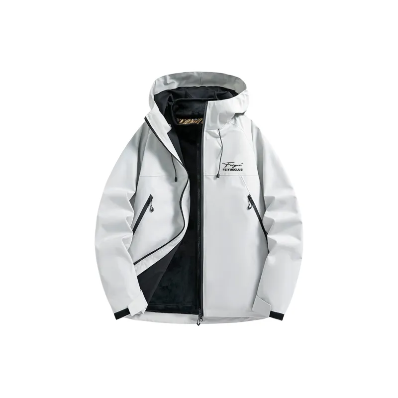 Feiyue Water-Resistant Windproof Warm Water-Repellent Windbreaker Jacket Unisex-4