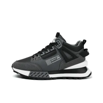 Jerden Smith Slip Resistant Height Increasing Coverage Mid Top Casual Shoes Men's