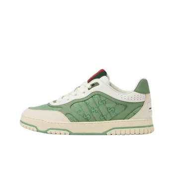GUCCI Re Web Low Top Skateboard Shoes Men's Green