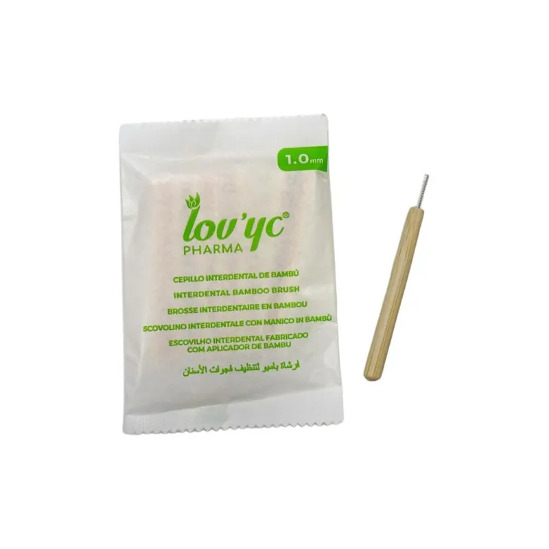 LOVYC Pharma Bamboo Fangs Interval Toothbrushes Cleaning 7 Pcs Pack-2