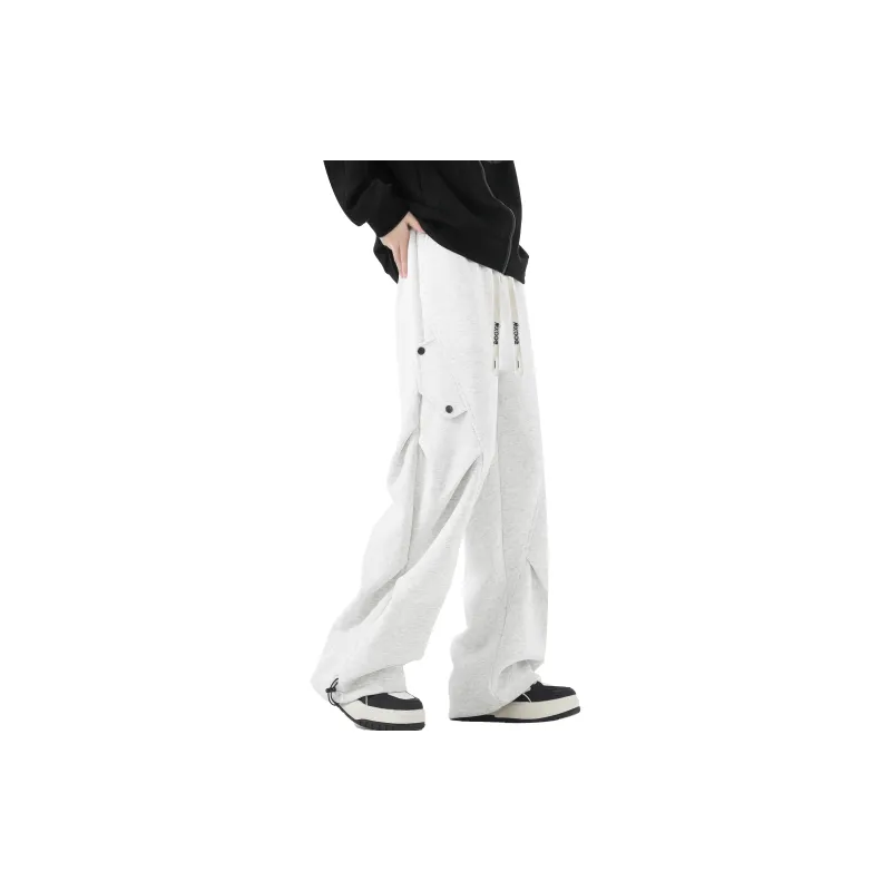 WKOOG Casual Pants Unisex Black-2