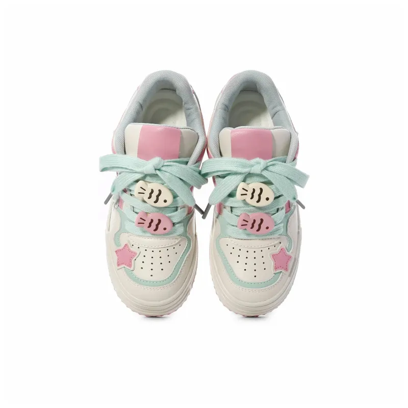 XPQ Coverage Anti Slip And Wear Resistant Low Top Skateboard Shoes Women's-38