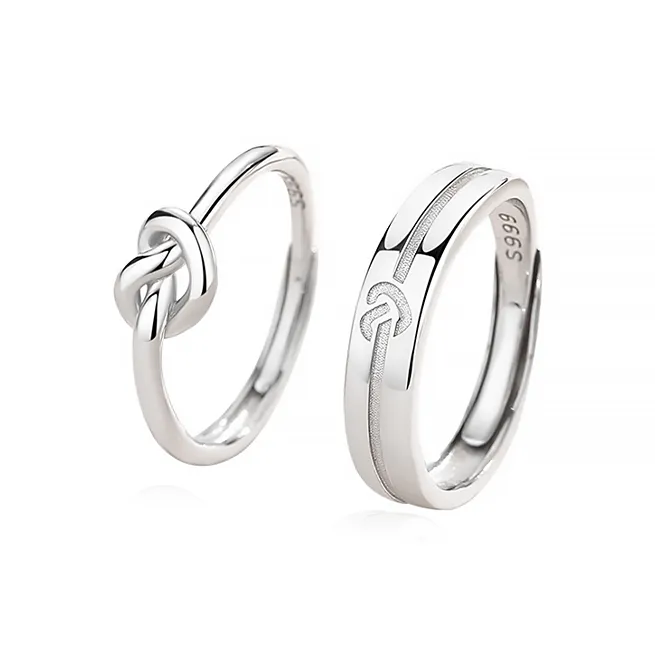 Chongqing Gold Store S999 Fine Silver Rings Unisex-0
