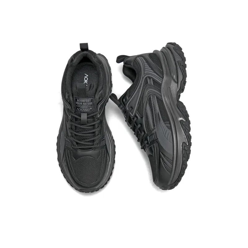 AOKANG Cushioning Wear-Resistant Low-Top Chunky Sneakers Men's Shopping Bag-19
