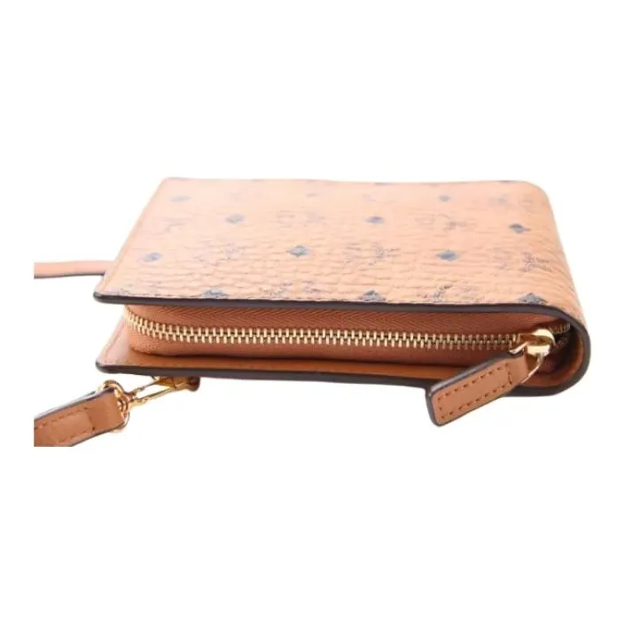 MCM Original VisetosEssential Visetos Origina Eco Friendly Leather Crossbody Bags Wallets Men's Cognac/Monogram-2