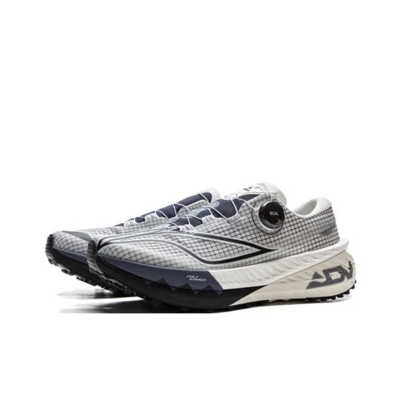 LiNing Dulu PRO V2 Low Top Casual Trail Running Running Shoes Men's Gray Black-2