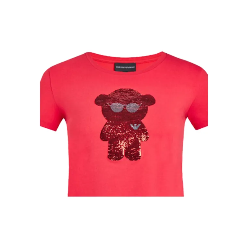 EMPORIO ARMANI T Shirts Women's Red-4