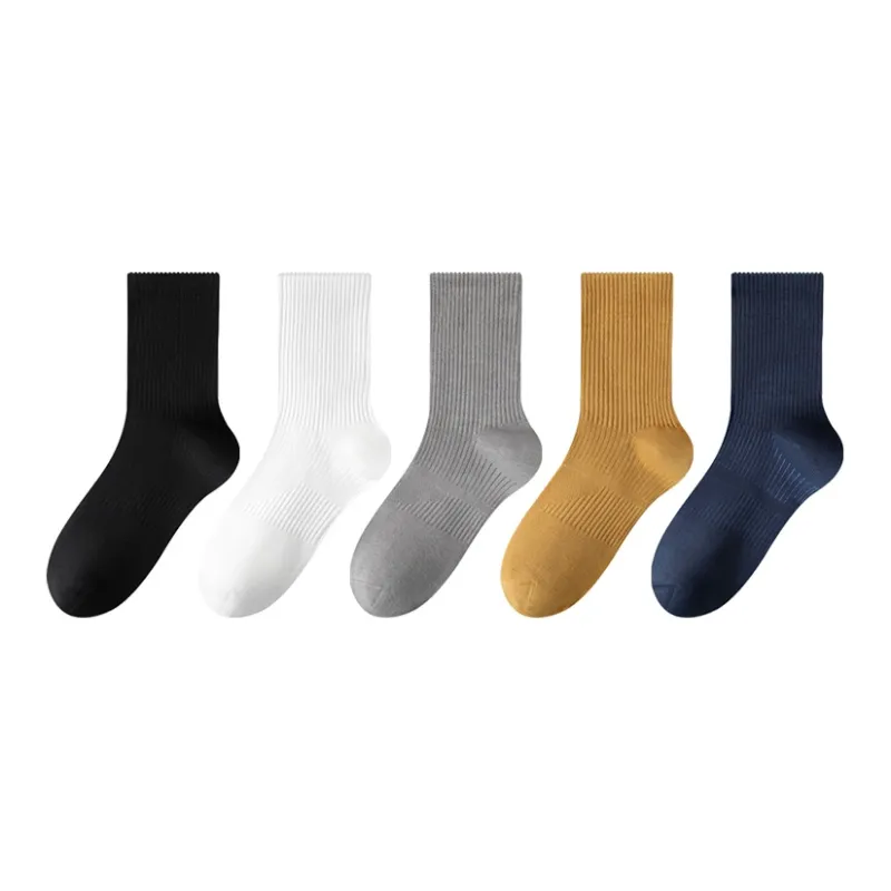 MIIOW Mid Calf Socks Men's 5 Pack-10
