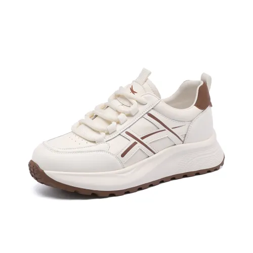 RED DRAGONFLY Platform Sports Casual Shoes Height Increasing Lightweight Low Top Chunky Sneakers Travel White Shoes