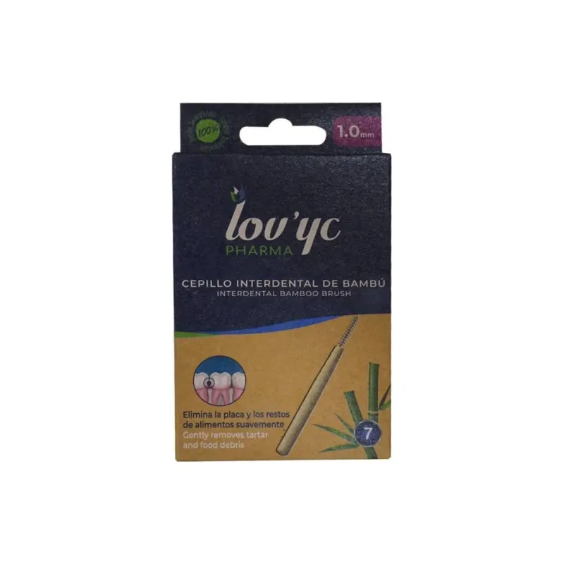 LOVYC Pharma Bamboo Fangs Interval Toothbrushes Cleaning 7 Pcs Pack-0