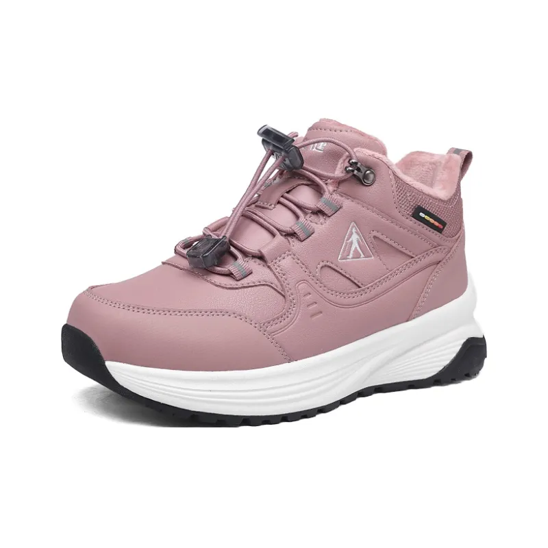 ZULIZ Sports Elderly Shoes Warm Cushioning Coverage Wear-Resistant Slip-Resistant Mid-Top Casual Shoes Women's-7