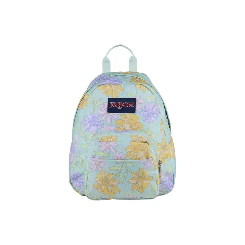 JanSport Recycled Polyester Backpack Mini Women's Light Blue Multicolor